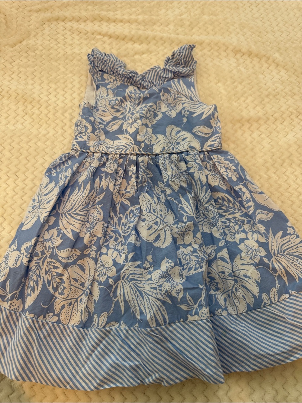 Savannah Blue and White Floral Sundress